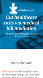 Mobile Screenshot of medicalbillmediation.com